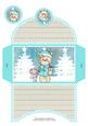 Christmas Kitty & Friend Money Wallet