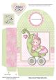 Baby Girl Buggy Large Gift Bag