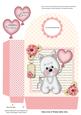 Little Millie with Heart Balloon Large Gift Bag