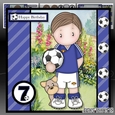 Football Andy Blue Mini Kit with Ages