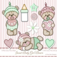 Sweet Baby Girl Bears