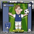 Football Crazy Blue Mini Kit Birthday/Fathers Day