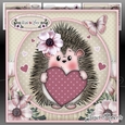 Hedgy with Heart Mini Kit Birthday/Anniversary/Valentine/Mothers Day
