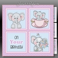 Ella Birthday Squares 2 Mini Kit