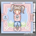 Sugar Skull Chloe With Age Tags 2 to 5 yrs