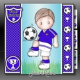 Football Andy 2 Blue Mini Kit With Ages 3 to 7 yrs