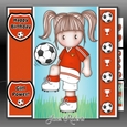Football Chloe Red Mini Kit With Ages 3 to 7 yrs