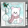 Polar Bear 1st Christmas Mini Kit