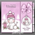 Hippo Christmas Pink Mini Kit