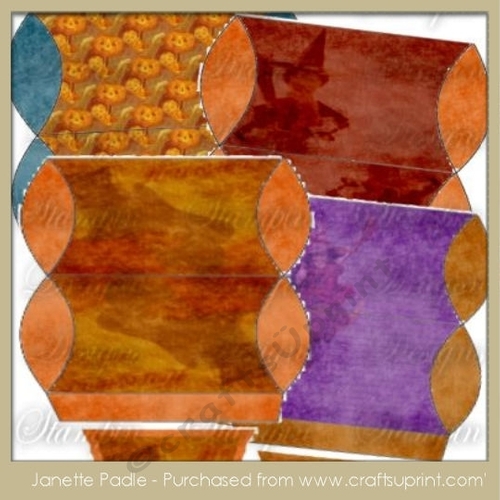 Trick or Treat Halloween Pillow Boxes 