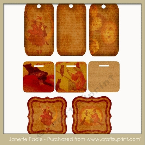 Trick or Treat Halloween Tag Pack 