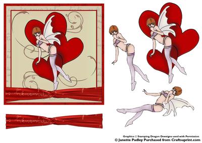 Fairy Hearts Card Front