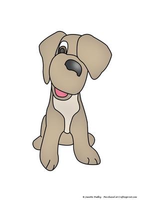 Rocky the Dog Coloured