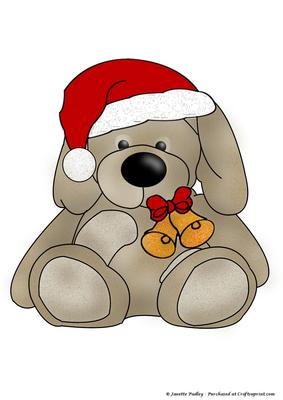 Christmas Spotty Pup