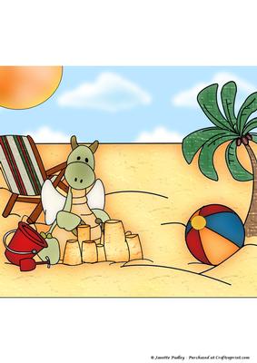 Jiggy Dragon at the Beach