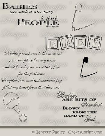 Baby Word Art Kit