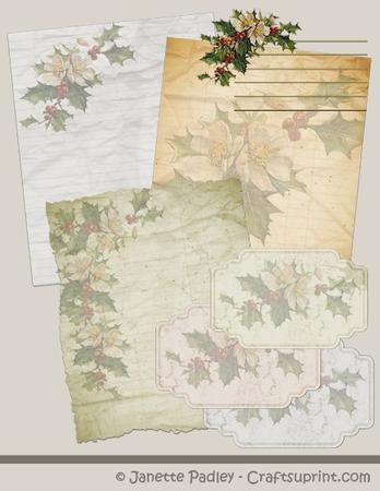 Holly Days Journalling Pack