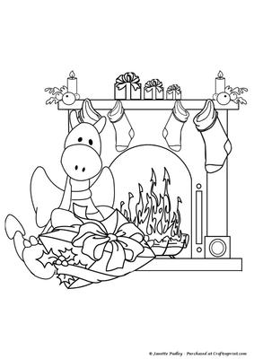 Jiggys Christmas Fire Stamp