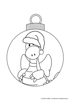 Jiggy in Bauble Stamp