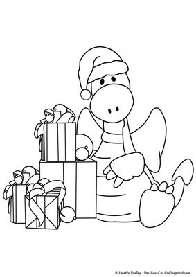 Happy Christmas Jiggy Stamp