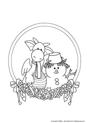Ruperts Snowman Take 2 Stamp