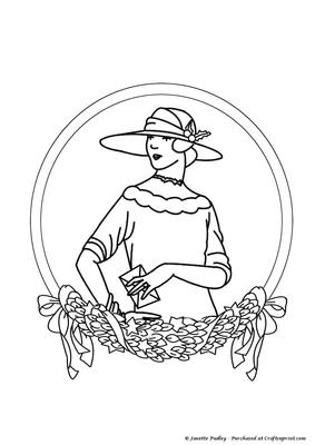 Twenties Christmas Stamp