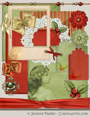 Christmastide Mini Page Kit