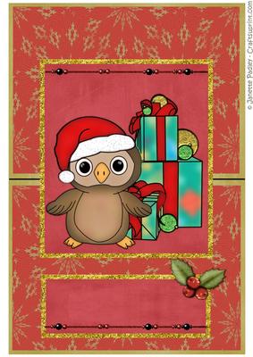 Yoo Hoo Christmas A4 Card Front