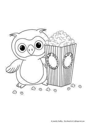 Yoo Hoos Popcorn Stamp