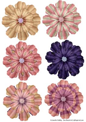 Passionately Paisley Flowers
