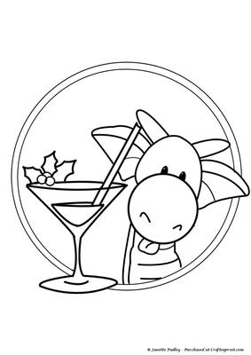 Ruperts Fav Tipple Stamp