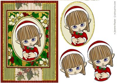 Christmas Elf Card Kit