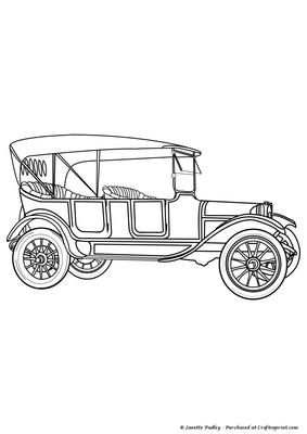 Dodge Tourer Stamp Circa 1914