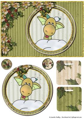 Snowfight Christmas Card Kit