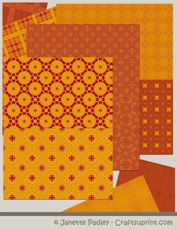 A Touch of Provence Card Papers
