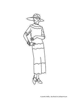 Twenties Fashion Stamp