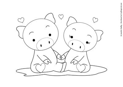 Penelope & Parker Piggie Love