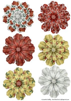 Mustard Seed Printable Flowers