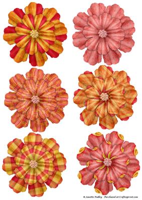 Girlz World Printable Flowers