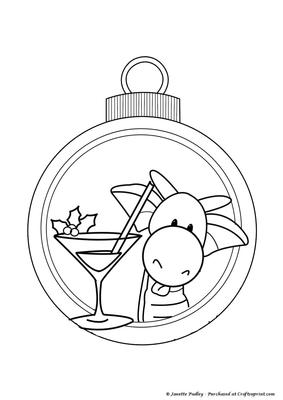 Favorite Tipple - Dragon Bauble