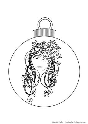Winter Beauty Christmas Bauble