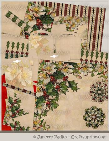 Christmas Rose Journal Kit