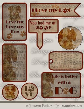 I Love My Dog Journal Pack