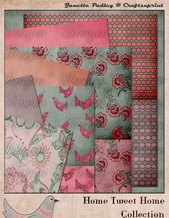 Home Tweet Home Collection - Card Papers