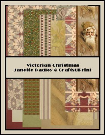Victorian Christmas Collection - Card Papers