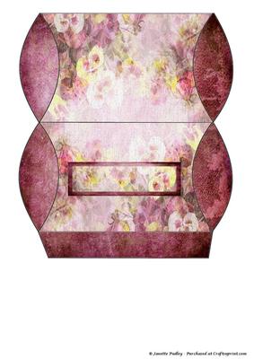 Pansy Pillow Box 1