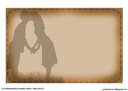 Kissing Couple Card Insert