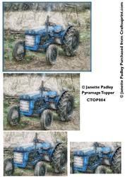 Tractor in Field Topper