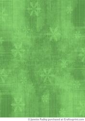 Christmas Snowflake Green