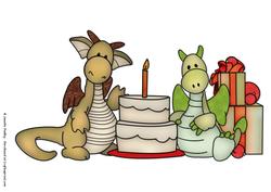 Ruperts Birthday ( 1 Year Stamp)